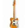 Vintage 1975 Fender Telecaster Thinline Natural Solid Body Electric Guitar Natural