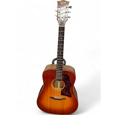 Vintage 1975 Gibson J-45 DELUXE Sunburst Acoustic Guitar