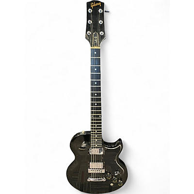 Vintage 1975 Gibson L6-S Black Solid Body Electric Guitar