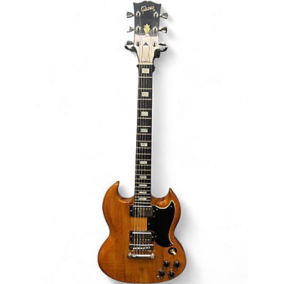 Vintage 1975 Gibson SG Standard Natural Solid Body Electric Guitar