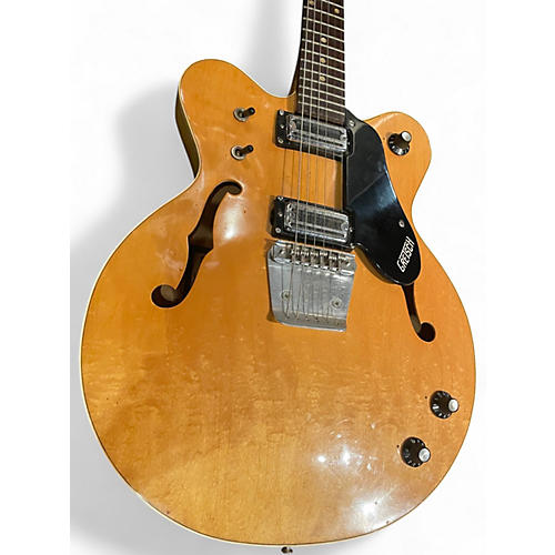 Vintage 1975 Gretsch Guitars Broadkaster 7607 Natural Hollow Body Electric Guitar Natural