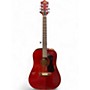 Vintage Guild Vintage 1975 Guild D25C Cherry Acoustic Guitar Cherry