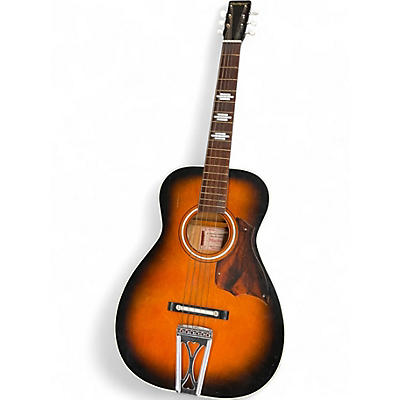 Vintage 1975 Harmony H1221 Sunburst Acoustic Guitar