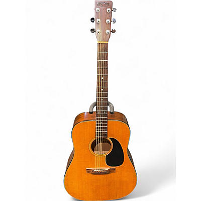 Vintage 1975 Martin D18 Natural Acoustic Guitar