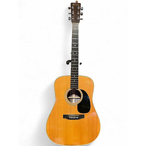 Vintage 1975 Martin D28 Natural Acoustic Guitar Natural