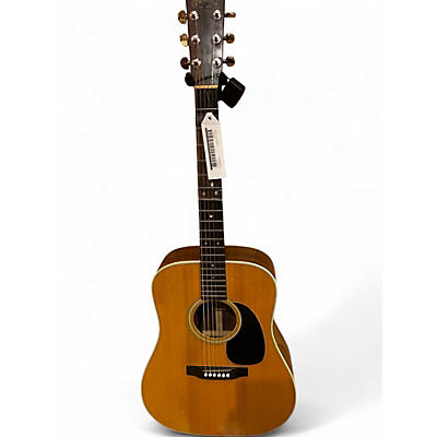 Vintage 1975 Martin D28 Natural Acoustic Guitar