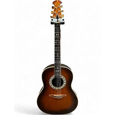 Vintage 1975 Ovation 1117-1 LEGEND Sunburst Acoustic Electric Guitar