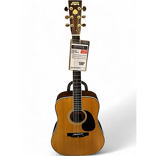 Vintage 1976 Aspen AD33-0 Natural Acoustic Guitar Natural