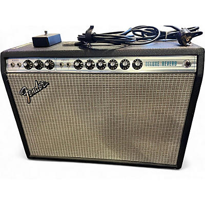 Vintage 1976 Fender 1976 Deluxe Reverb Tube Guitar Combo Amp