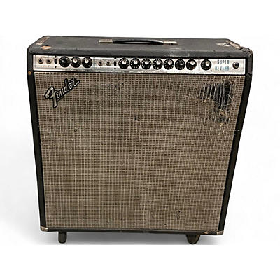 Vintage 1976 Fender Super Reverb 4x10 Tube Guitar Combo Amp