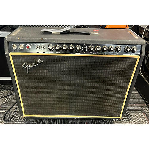 Fender Vintage 1976 Fender Super Twin Tube Guitar Combo Amp