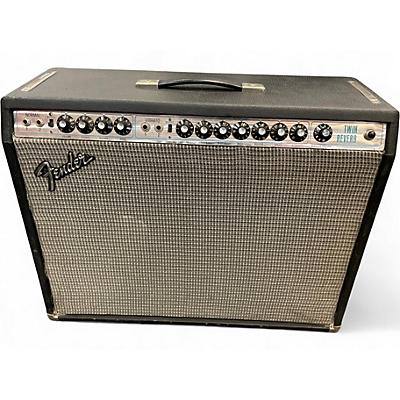 Vintage 1976 Fender Twin Reverb Tube Guitar Combo Amp