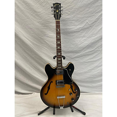 Gibson Vintage 1976 Gibson 1976 ES-335TD Sunburst Solid Body Electric Guitar