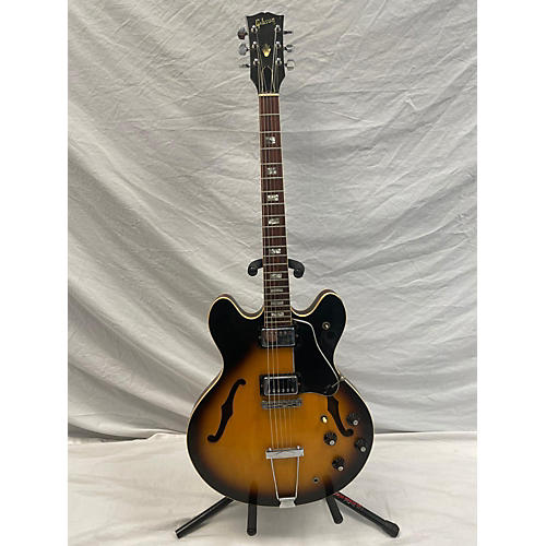 Gibson Vintage 1976 Gibson 1976 ES-335TD Sunburst Solid Body Electric Guitar Sunburst