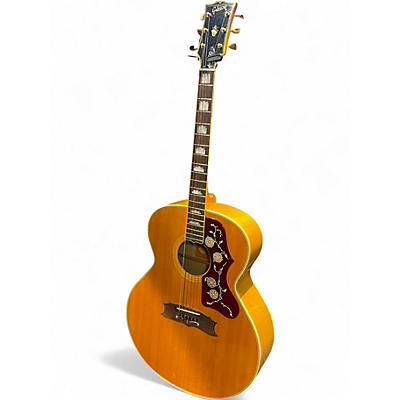 Vintage 1976 Gibson J200 Standard Natural Acoustic Guitar