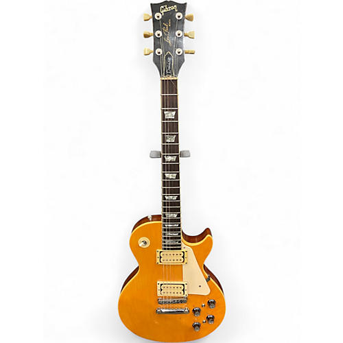 Vintage 1976 Gibson Les Paul Deluxe Natural Solid Body Electric Guitar Natural