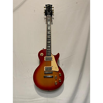 Gibson Vintage 1976 Gibson Les Paul Standard Deluxe Conversion Sunburst Solid Body Electric Guitar