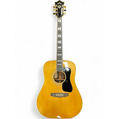 Vintage 1976 Guild D55 Natural Acoustic Guitar