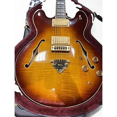 Vintage 1976 Ibanez Artist 2630 Tobacco Burst Hollow Body Electric Guitar