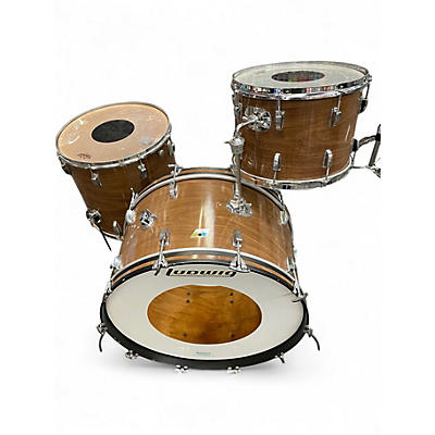 Vintage 1976 Ludwig 3 Piece Super Beat Antique Natural Drum Kit