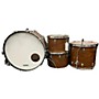 Vintage Ludwig Vintage 1976 Ludwig 4 piece Concert Walnut Cortex Drum Kit Walnut Cortex