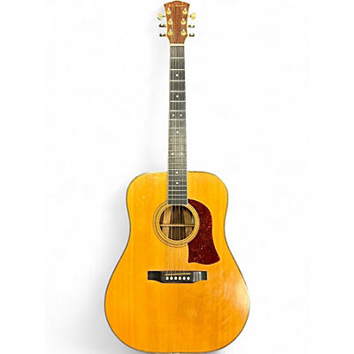 Vintage 1976 Mossman Great Plains Brazilian Natural Acoustic Electric Guitar