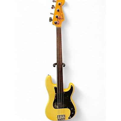 Vintage 1977 Fender Standard Precision Bass Fretless Vintage Natural Electric Bass Guitar