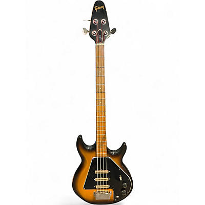Vintage 1977 Gibson 1970s G-3 bass 2 Tone Sunburst Electric Bass Guitar