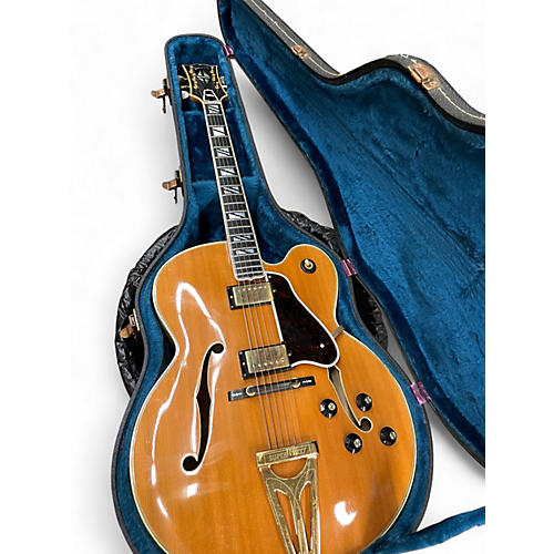 Vintage 1977 Gibson Super 400 Natural Hollow Body Electric Guitar Natural