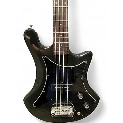 Vintage 1977 Guild b-301 Black Electric Bass Guitar