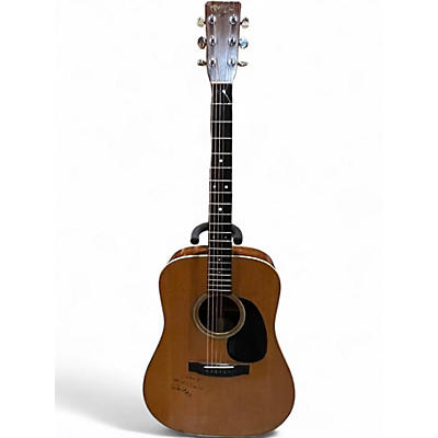 Vintage 1977 Martin HD-28 Natural Acoustic Guitar