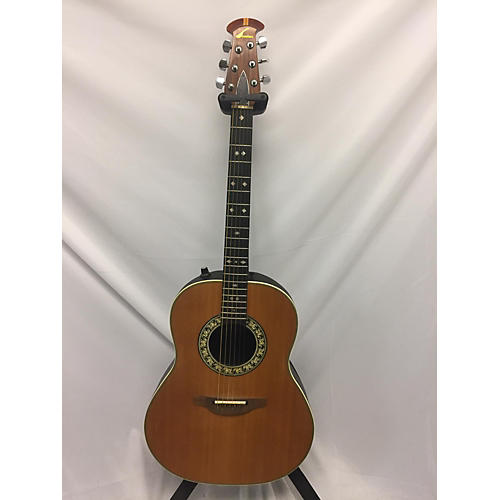 Ovation Vintage 1977 Ovation 1612-4 Vintage Natural Acoustic Electric Guitar Vintage Natural