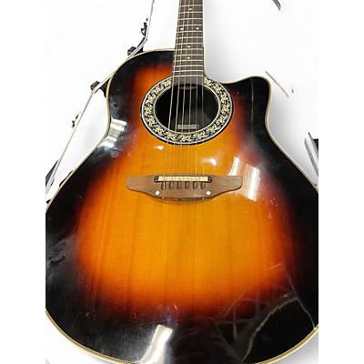 Vintage 1977 Ovation 1661 2 Tone Sunburst Acoustic Electric Guitar
