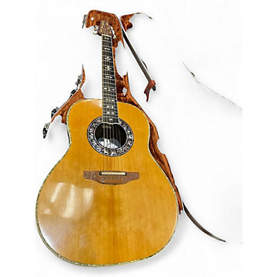 Vintage 1977 Ovation 1867 Legend Natural Acoustic Electric Guitar