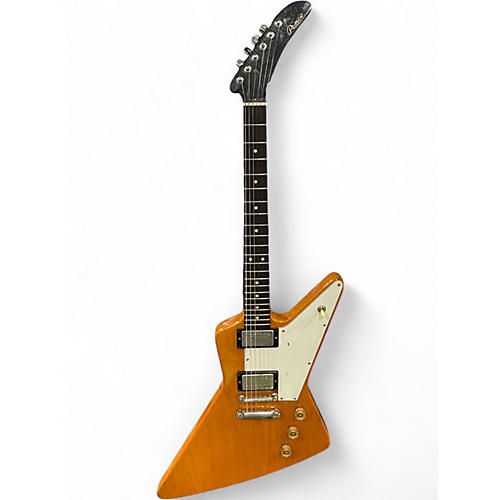 Vintage 1977 Penco Korina Destroyer Natural Solid Body Electric Guitar Natural