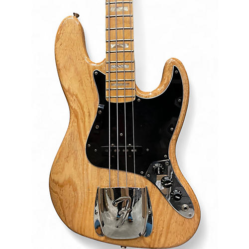 Vintage 1978 Fender Jazz Bass Natural Electric Bass Guitar Natural