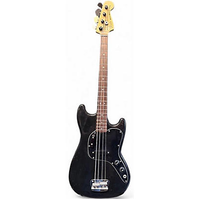 Vintage 1978 Fender MUSIC MASTER BASS Black Electric Bass Guitar