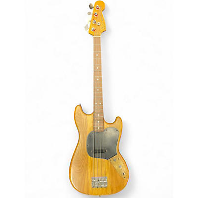 Vintage 1978 Fender MUSICMASTER Natural Electric Bass Guitar