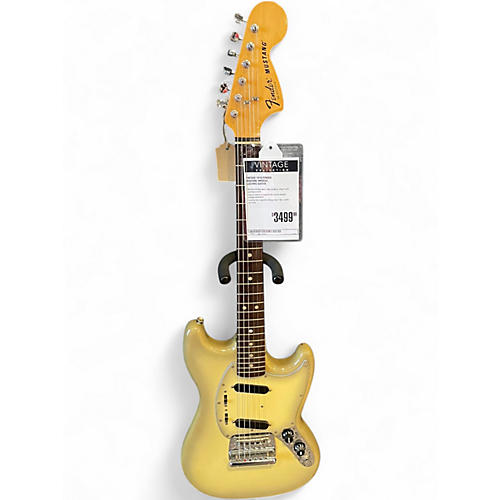 Vintage 1978 Fender Mustang Antigua Solid Body Electric Guitar Antigua