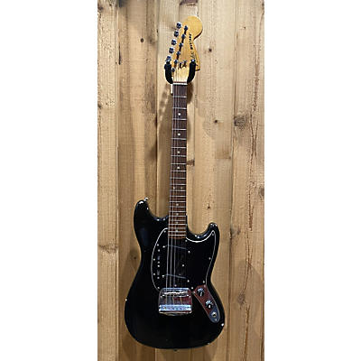 Fender Vintage 1978 Fender Mustang Black Solid Body Electric Guitar