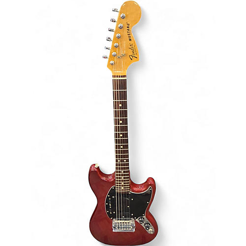 Vintage 1978 Fender Mustang Red Solid Body Electric Guitar Red