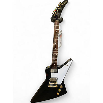 Vintage 1978 Gibson EXPLORER  B;LACK/WHITE Solid Body Electric Guitar