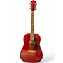 Vintage 1978 Guild D25 Red Acoustic Guitar Red