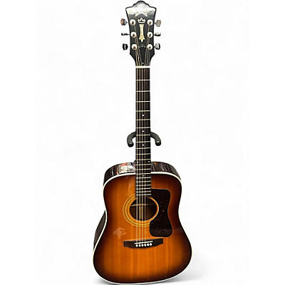 Vintage 1978 Guild D40 Sunburst Acoustic Guitar