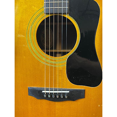 Vintage 1978 Guild D50 2 Color Sunburst Acoustic Electric Guitar
