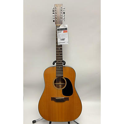 Martin Vintage 1978 Martin D-12-18 Natural 12 String Acoustic Guitar