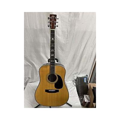 Morris Vintage 1978 Morris W-50 Natural Acoustic Guitar