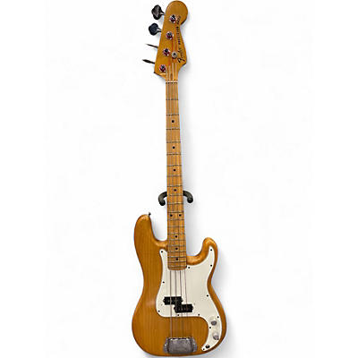Vintage 1979 Fender Precision Bass Natural Electric Bass Guitar