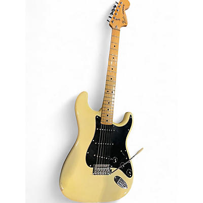 Vintage 1979 Fender Standard Stratocaster Olympic White Solid Body Electric Guitar