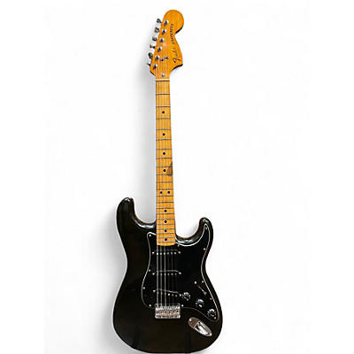 Vintage 1979 Fender Stratocaster Black Solid Body Electric Guitar